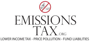 EmissionsTax - Lower Income Tax, Price Pollution, Fund Liabilities